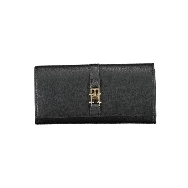 PORTEFEUILLE FEMME TOMMY HILFIGER NOIR - TOMMY HILFIGER