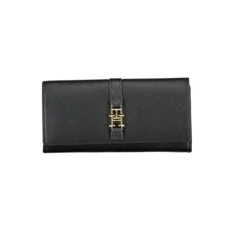PORTEFEUILLE FEMME TOMMY HILFIGER NOIR - TOMMY HILFIGER