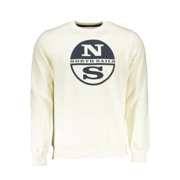 SWEAT-SHIRT HOMME BLANC SANS ZIP NORTH SAILS - NORTH SAILS