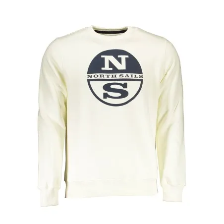 SWEAT-SHIRT HOMME BLANC SANS ZIP NORTH SAILS - NORTH SAILS