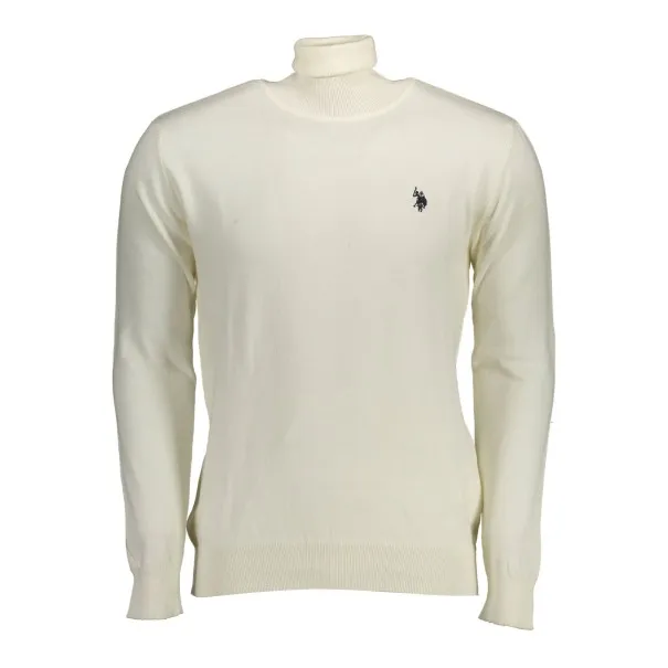 Pull à col roulé blanc pour homme US Polo Assn. - U.S. POLO ASSN