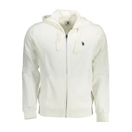Sweat-shirt blanc zippé pour homme US POLO ASSN. - U.S. POLO ASSN