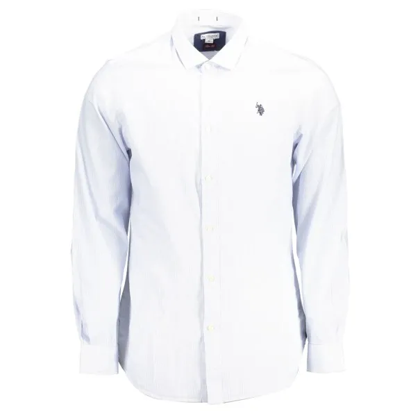 Chemise à manches longues pour homme US Polo Assn., bleue - U.S. POLO ASSN