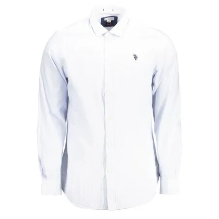 Chemise à manches longues pour homme US Polo Assn., bleue - U.S. POLO ASSN