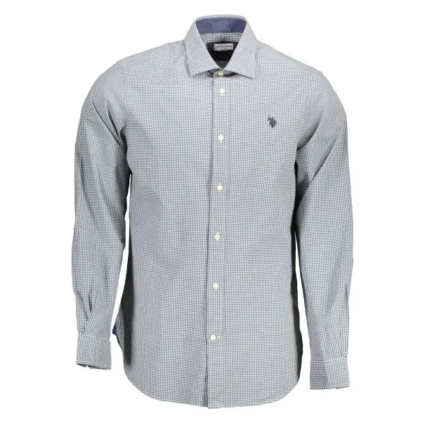 Chemise à manches longues pour homme US Polo Assn., bleue - U.S. POLO ASSN