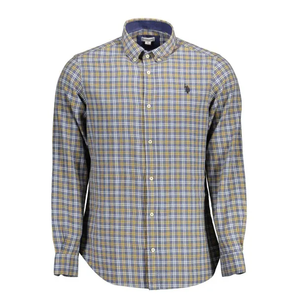 Chemise bleue à manches longues pour homme US POLO ASSN. - U.S. POLO ASSN