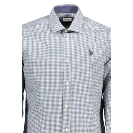 Chemise à manches longues pour homme US Polo Assn., bleue - U.S. POLO ASSN