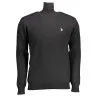 Pull à col roulé noir pour homme US Polo Assn. - U.S. POLO ASSN