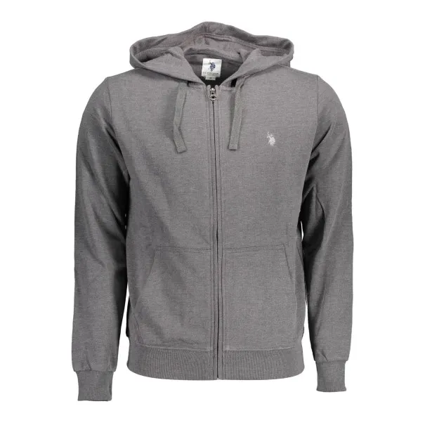 Sweat-shirt zippé gris pour homme US POLO ASSN. - U.S. POLO ASSN