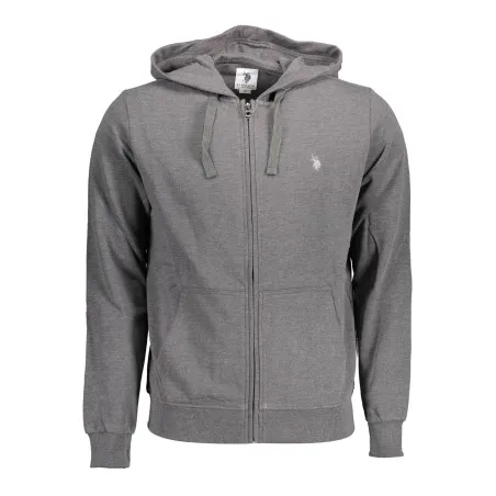 Sweat-shirt zippé gris pour homme US POLO ASSN. - U.S. POLO ASSN