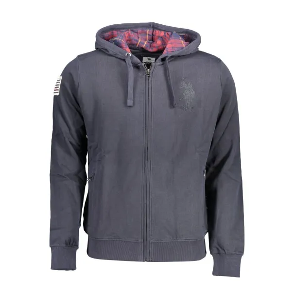 Sweat-shirt zippé bleu pour homme US POLO ASSN. - U.S. POLO ASSN