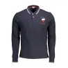 Polo à manches longues pour homme US Polo Assn., bleu - U.S. POLO ASSN