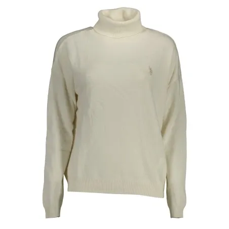 Pull à col roulé blanc pour femme US Polo Assn. - U.S. POLO ASSN