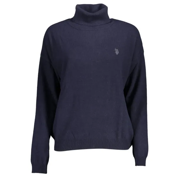 Pull à col roulé bleu pour femme US Polo Assn. - U.S. POLO ASSN