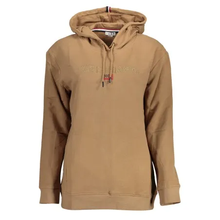 Sweat-shirt zippé marron US POLO ASSN. pour femme - U.S. POLO ASSN