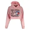 SWEAT-SHIRT FEMME ROSE SANS ZIP TOMMY HILFIGER - TOMMY HILFIGER