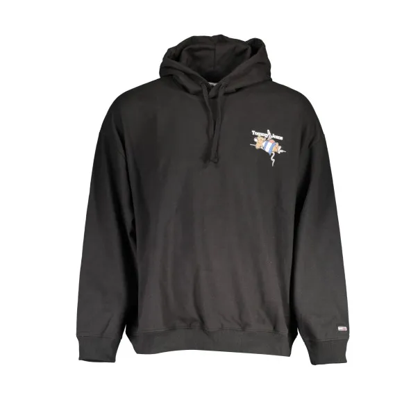 TOMMY HILFIGER SWEAT SANS ZIP NOIR HOMME - TOMMY HILFIGER