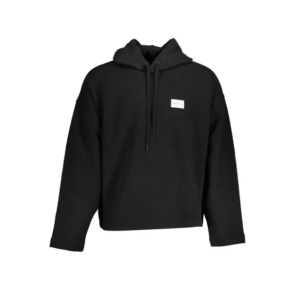 CALVIN KLEIN SWEAT SANS ZIP NOIR HOMME - CALVIN KLEIN