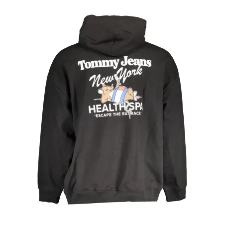 TOMMY HILFIGER SWEAT SANS ZIP NOIR HOMME - TOMMY HILFIGER