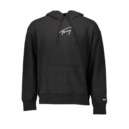 TOMMY HILFIGER SWEAT SANS ZIP NOIR HOMME - TOMMY HILFIGER