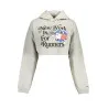 TOMMY HILFIGER SWEAT SANS ZIP FEMME GRIS - TOMMY HILFIGER