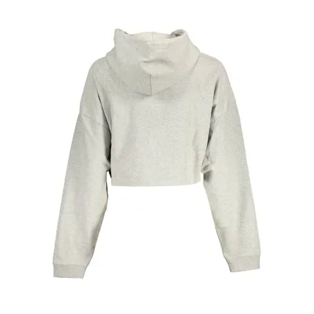 TOMMY HILFIGER SWEAT SANS ZIP FEMME GRIS - TOMMY HILFIGER