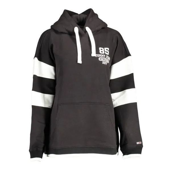 TOMMY HILFIGER SWEAT SANS ZIP FEMME NOIR - TOMMY HILFIGER