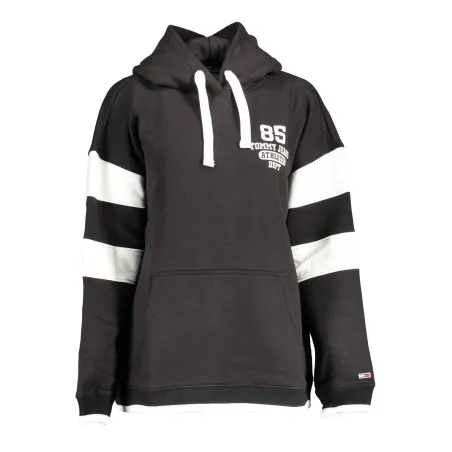 TOMMY HILFIGER SWEAT SANS ZIP FEMME NOIR - TOMMY HILFIGER