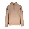 CALVIN KLEIN SWEAT SANS ZIP HOMME MARRON - CALVIN KLEIN