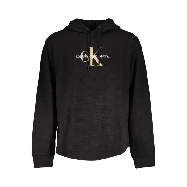 CALVIN KLEIN SWEAT SANS ZIP NOIR HOMME - CALVIN KLEIN