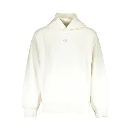 SWEAT-SHIRT HOMME BLANC SANS ZIP CALVIN KLEIN - CALVIN KLEIN