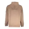 CALVIN KLEIN SWEAT SANS ZIP HOMME MARRON - CALVIN KLEIN