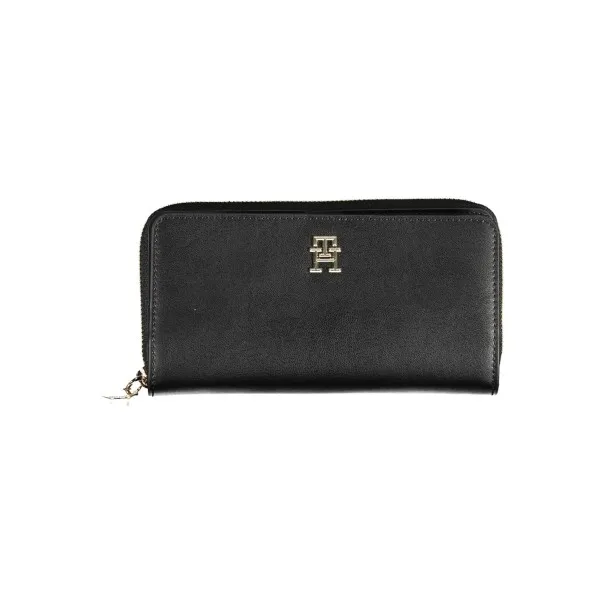 PORTEFEUILLE FEMME TOMMY HILFIGER NOIR - TOMMY HILFIGER
