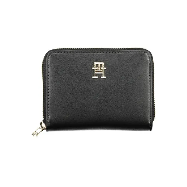PORTEFEUILLE FEMME TOMMY HILFIGER NOIR - TOMMY HILFIGER