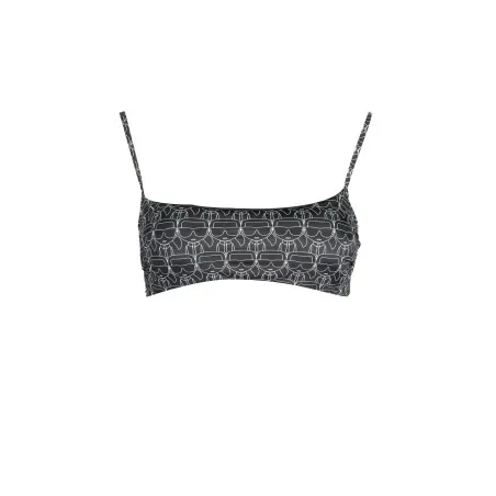 KARL LAGERFELD BEACHWEAR TOP COSTUME FEMME NOIR - KARL LAGERFELD BEACHWEAR