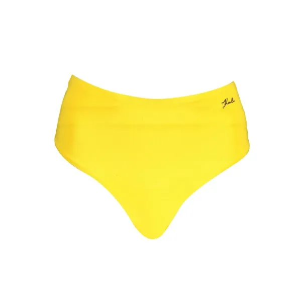 KARL LAGERFELD BEACHWEAR BAS DE MAILLOT DE BAIN FEMME JAUNE - KARL LAGERFELD BEACHWEAR