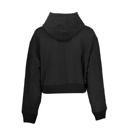 CALVIN KLEIN SWEAT-SHIRT FEMME SANS ZIP NOIR - CALVIN KLEIN