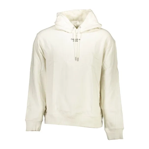SWEAT-SHIRT HOMME BLANC SANS ZIP CALVIN KLEIN - CALVIN KLEIN