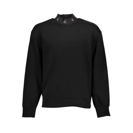 CALVIN KLEIN SWEAT SANS ZIP NOIR HOMME - CALVIN KLEIN