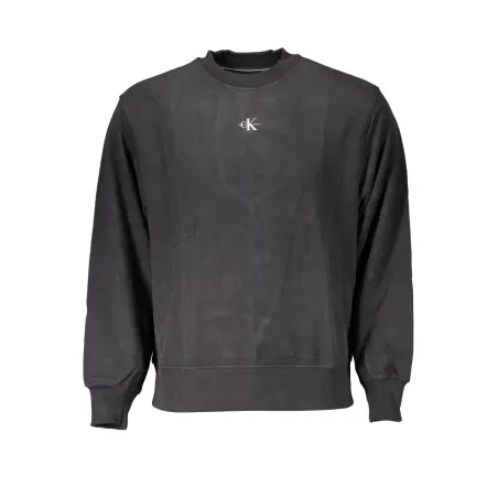 CALVIN KLEIN SWEAT SANS ZIP NOIR HOMME - CALVIN KLEIN