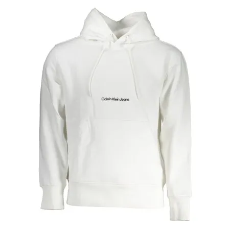 SWEAT-SHIRT HOMME BLANC SANS ZIP CALVIN KLEIN - CALVIN KLEIN
