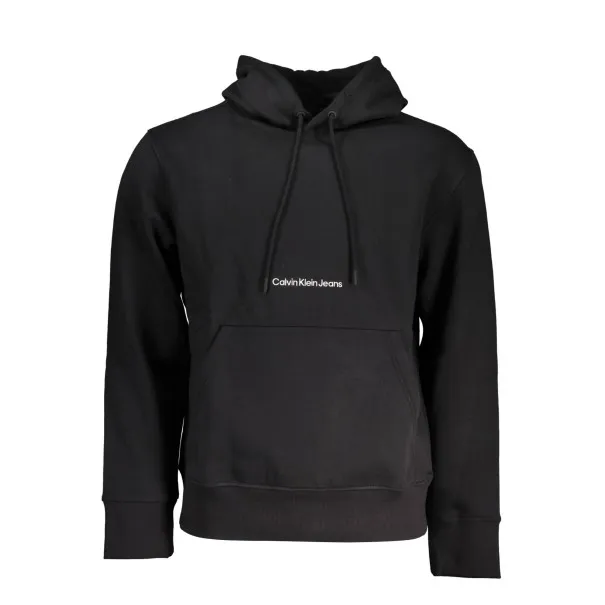 CALVIN KLEIN SWEAT SANS ZIP NOIR HOMME - CALVIN KLEIN