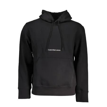 CALVIN KLEIN SWEAT SANS ZIP NOIR HOMME - CALVIN KLEIN