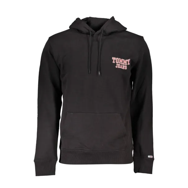 TOMMY HILFIGER SWEAT SANS ZIP NOIR HOMME - TOMMY HILFIGER