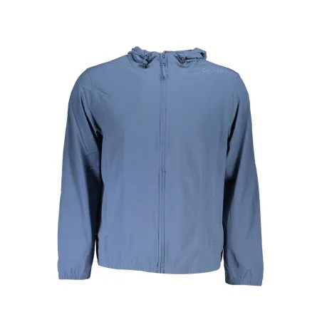 SWEAT-SHIRT HOMME ZIPPÉ BLEU CALVIN KLEIN - CALVIN KLEIN