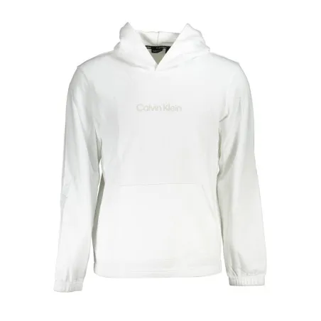 SWEAT-SHIRT HOMME BLANC SANS ZIP CALVIN KLEIN - CALVIN KLEIN