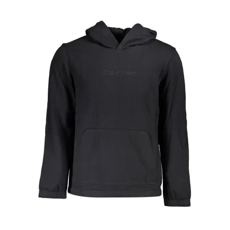 CALVIN KLEIN SWEAT SANS ZIP NOIR HOMME - CALVIN KLEIN