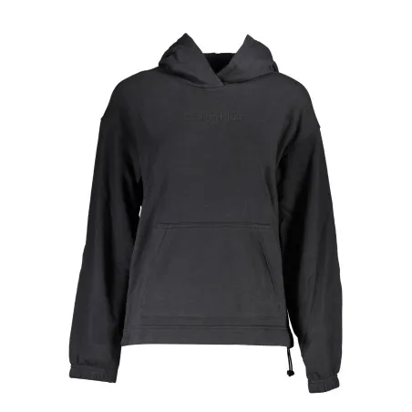 CALVIN KLEIN SWEAT-SHIRT FEMME SANS ZIP NOIR - CALVIN KLEIN