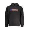 TOMMY HILFIGER SWEAT SANS ZIP NOIR HOMME - TOMMY HILFIGER