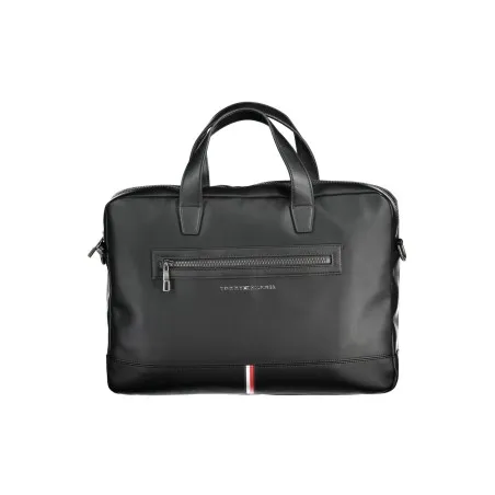 SERVIETTE TOMMY HILFIGER HOMME NOIR - TOMMY HILFIGER